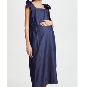 Hatch Navy Midi Dress